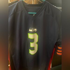 NFL Seattle Seahawks Navy Blue Jersey, women’s XL
